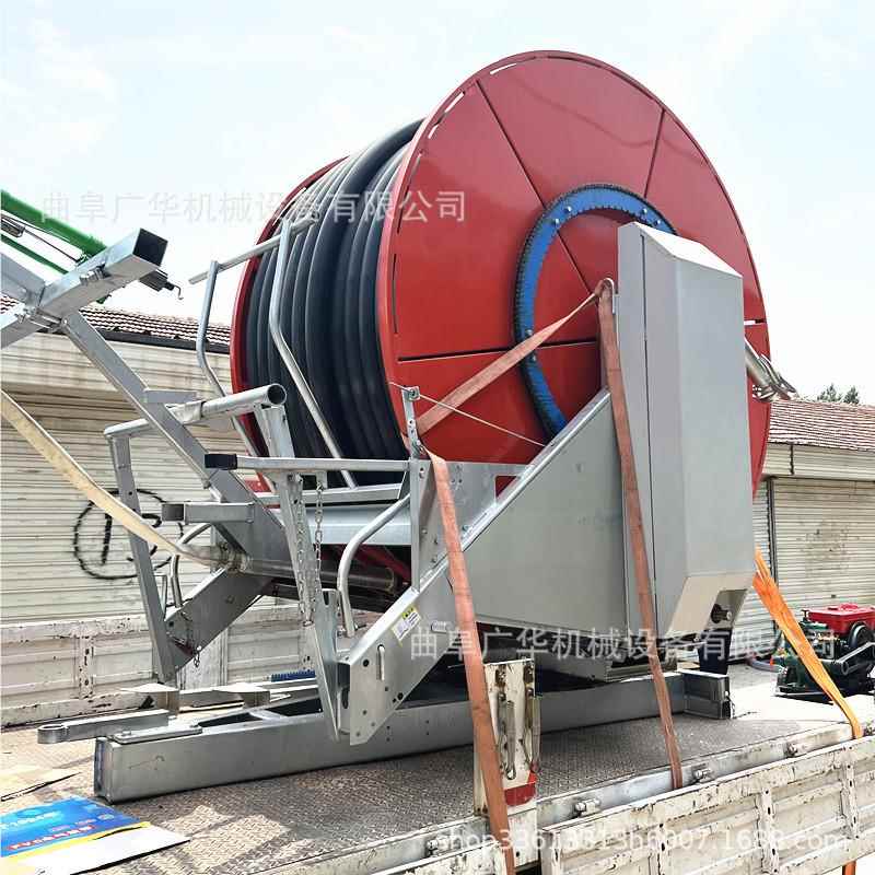 用卷盘喷灌机 浇淋AWX地灌械设备 机水轮自动回涡收
