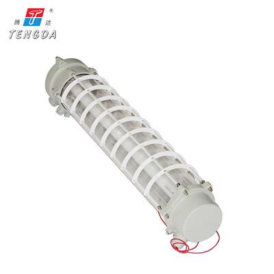 隔爆型LED防爆荧光灯2*40W单双管车间照明BPY防爆日光灯18w