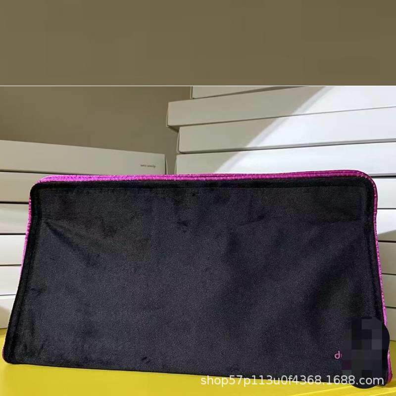 用于戴森吹风机卷发直发器丝绒收纳包包携12带方便适旅行包便棒携