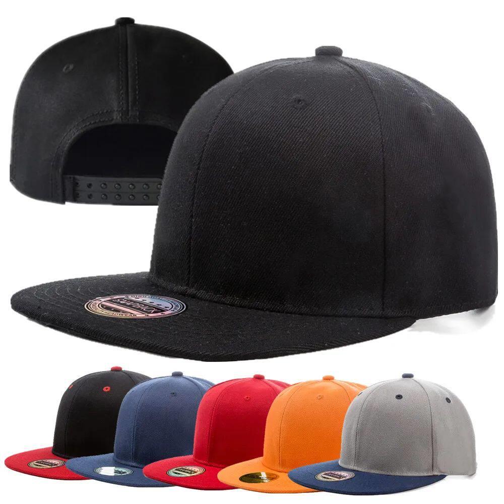 Unisex Cap Plain Snapback Hat High Quality Adult Hip Hop Bas