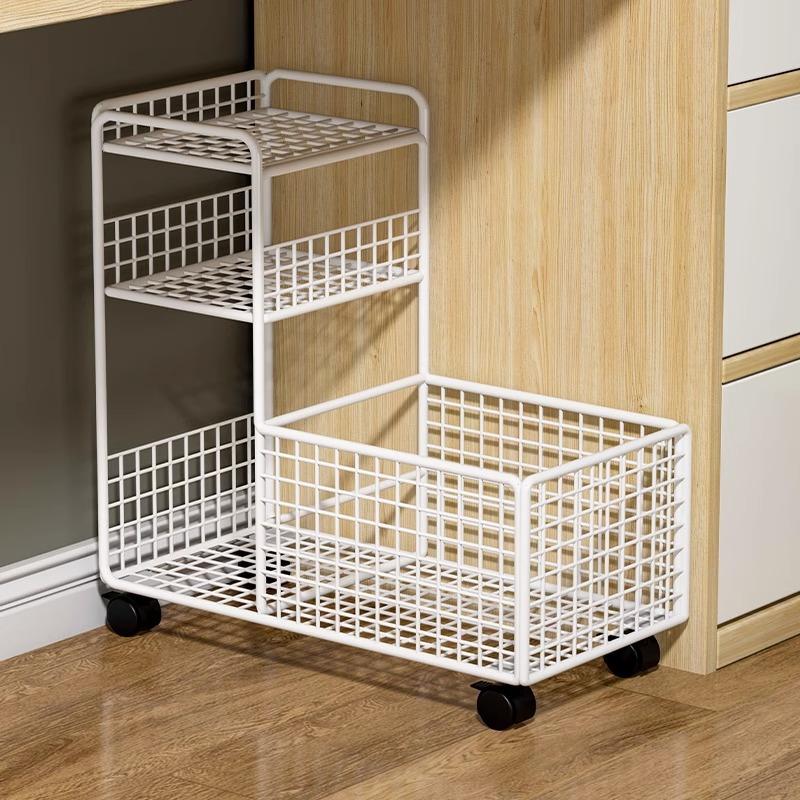 小推车桌下书架书桌收纳置物架