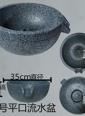 自制水幕墙流水罐带出水口庭院景观陶罐带嘴花园造景摆件户外精致