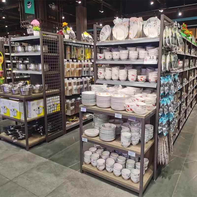 大型超市货架中高端大型超市货架单双面挂摆可调节超市展架供应