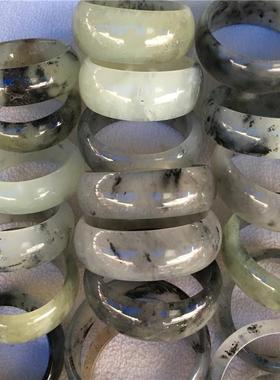 正品天然岫玉手镯冰种辽宁岫岩岫玉玉玉镯女镯子秀玉冰透老坑料