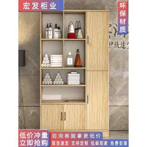需定制木质更衣柜理发店毛巾柜发廊美容院专用顾客寄存柜瑜伽馆储