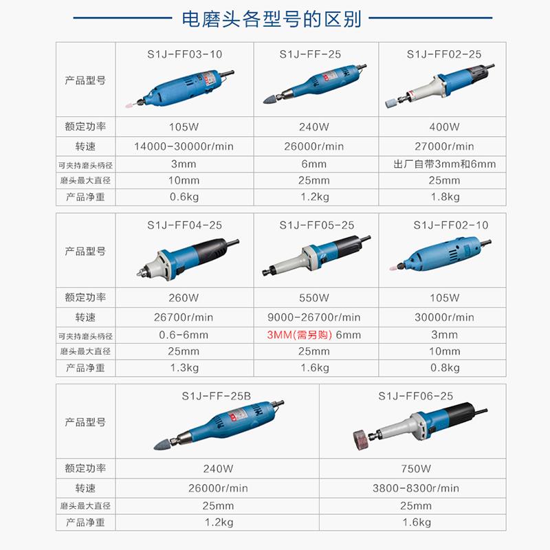 雕电磨机小型打磨346机直磨内磨机电工磨头光机手磨磨机电动刻具