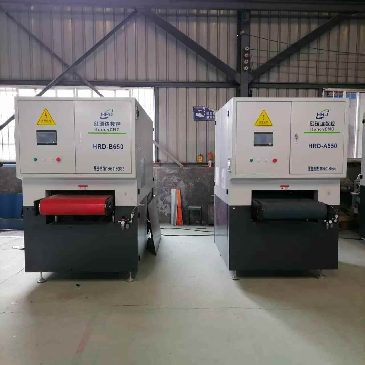 全自动金属去毛刺机电动平面拉丝机自动不锈钢打磨抛光一体机设备