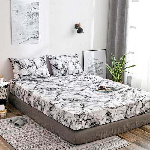 Healthy pillow cases soft bed sheets fitted sheet 枕套 床笠