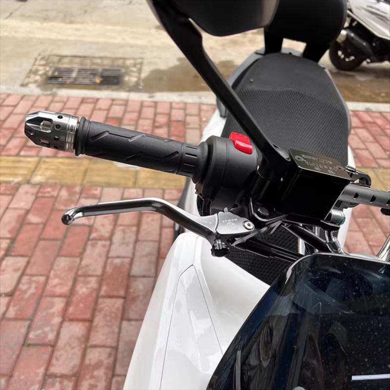 适用摩托车NMAX155 改装铝合金刹车牛角手把离合拉杆摩托车配件