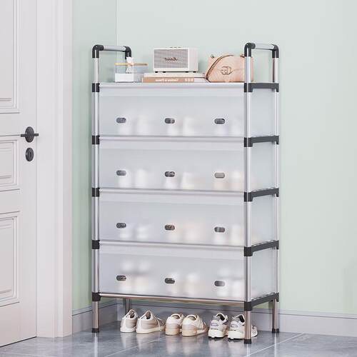 Dust-proof shoe storage rack, floor-standing shoe rack for d
