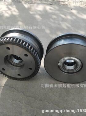 直径200/300/400LD行车轮电动单梁驱动轮端梁行走轮主动被动