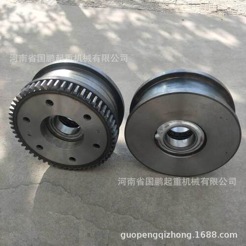 直径200/300/400LD行车轮电动单梁驱动轮端梁行走轮主动被动