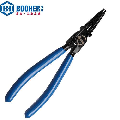 Booher宝合工具 德式CrV穴用直口卡簧钳BH2108307/09 7