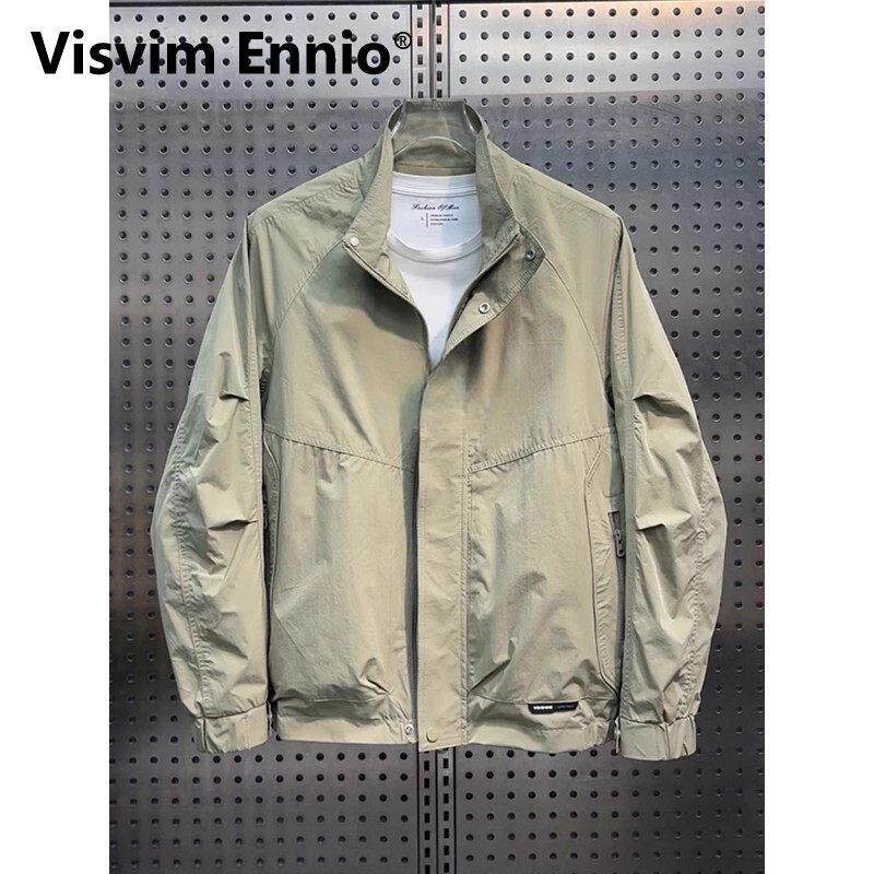 Visvim Ennio2026秋季男士休闲外套立领时尚潮流工装宽松上衣男款