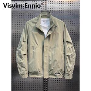 Visvim Ennio2026秋季男士休闲外套立领时尚潮流工装宽松上衣男款