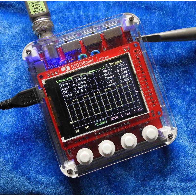 外贸热款 DSO138mini便携数字示波器DIY套件学生电子竞赛实训散件