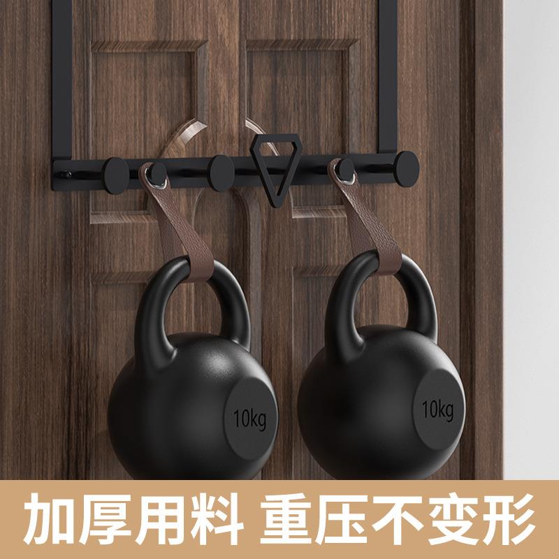 无痕防门上挂钩7c置m厚门免打纳孔静音入户门后衣服无品牌/衣盗帽