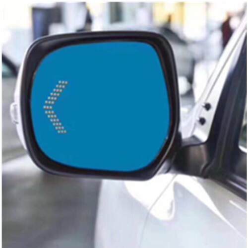 適用2008-2017蘭德酷路澤2010-2017普拉多加熱轉向防炫目倒車藍鏡