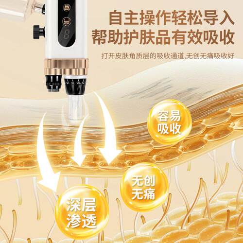 新款直销纳米微晶导入注氧仪喷雾补水光自打mts家用美容中胚层