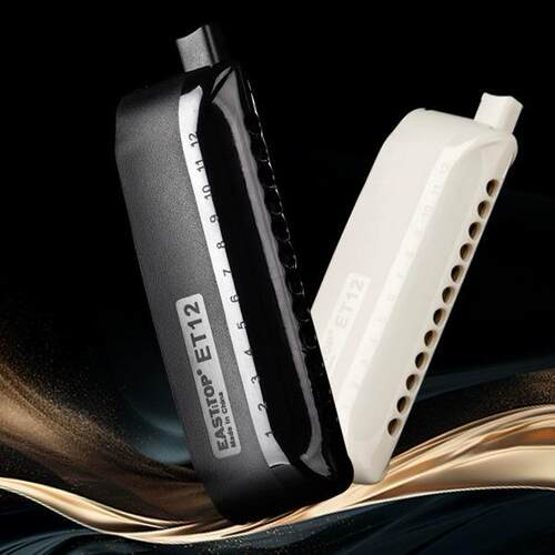 EASTTOP东方鼎一体式12孔半音阶口琴初学演奏专用Harmonica