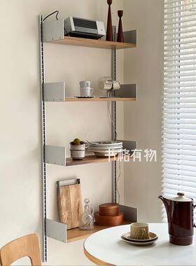 Vitsoe轨道书架墙挂简单壁挂式隐形墙存储架悬挂存储架免费组合