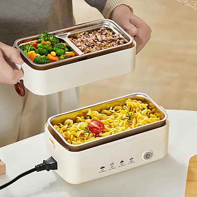 保温饭盒2025新款可插电加热超长便当盒上班族带饭电热饭盒24小时