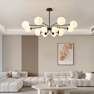 客厅吊灯现代简约大气客厅灯奶油风魔豆餐厅卧室灯具客厅主灯Z125