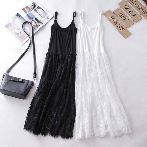 Sleeveless outerwear camisole, long skirt, plus size
