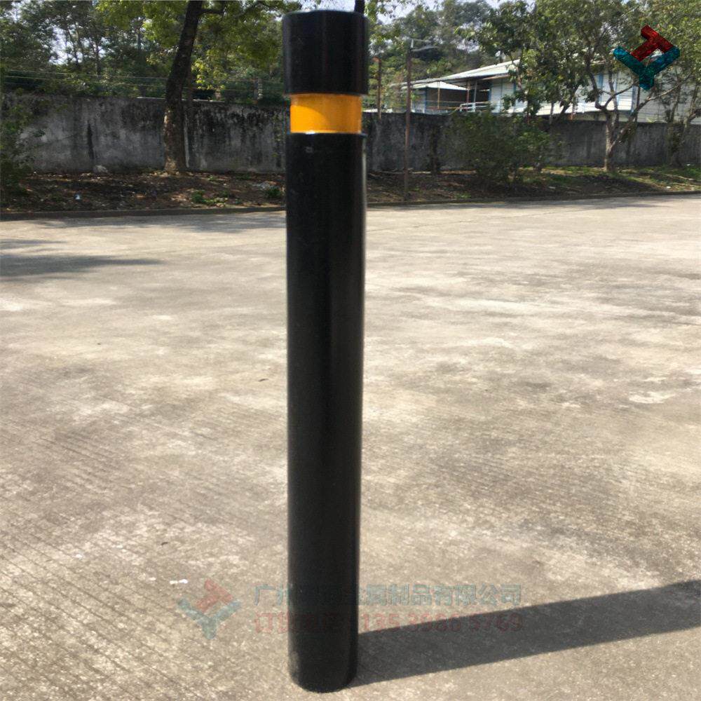 工厂现货铸铁止车柱罗马立柱黑色防护路桩隔离警示柱子大量