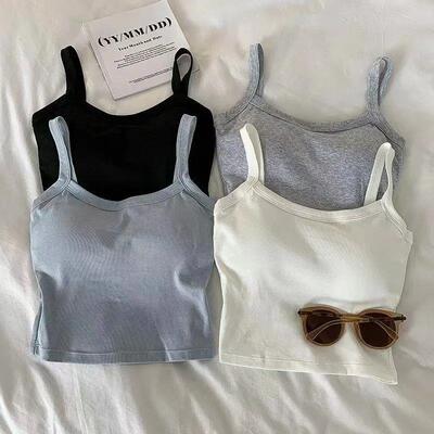 Crop Top Women Sexy Sleeveless Tops Fashion Female Underwear