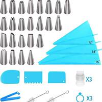Factory stock: 6-piece egg QS00272 sets, cake piping tips, cream piping bags, 3 cake decoration tool sets thumbnail 6