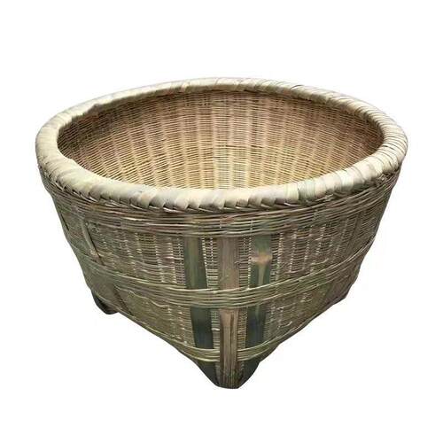 大箩筐手工精细竹编框竹大箩篼收纳大竹筐子竹篓环保超市装饰储物