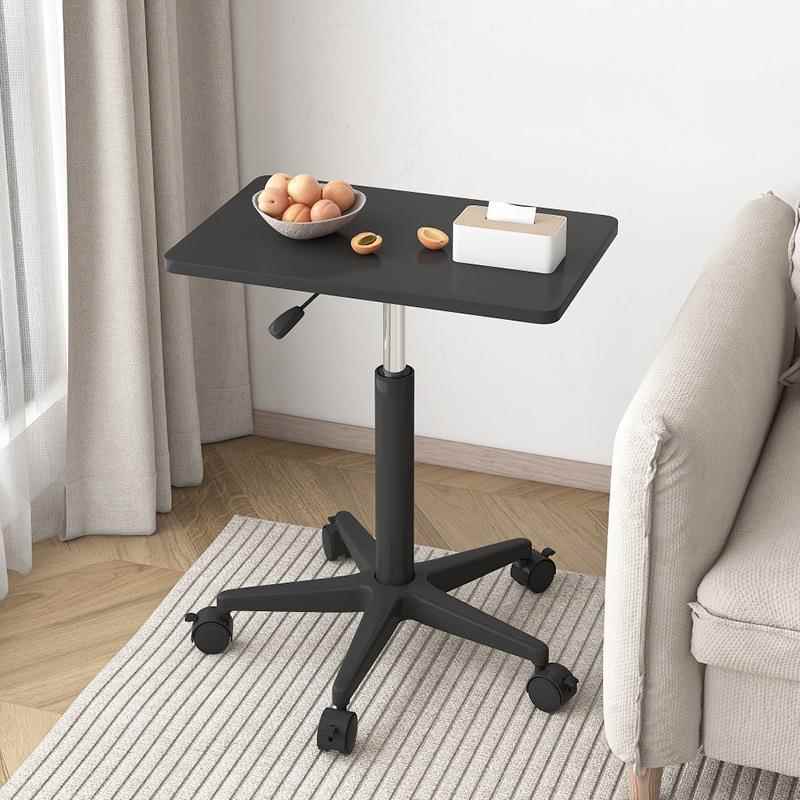 滑轮用移动小桌子多-途边习可升降办公学桌小型家用床桌办公电脑