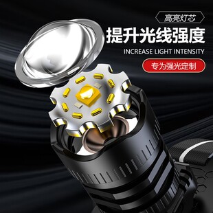 跨新款TD18201P50境数字电显远射感应头戴灯 pye-C充电输出变T焦
