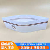 厂家批发厨房餐饮工作帽加厚无纺布透气纸帽船高帽一次性厨师帽