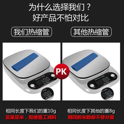 热缩管绝缘套管1/2/4/5/8/10--35mm加厚透明套管电工电线保护套管