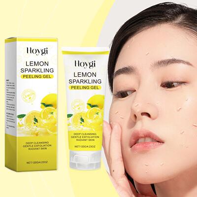HOYGI Lemon Exfoliating Gel - Gently cleanses facial and bod
