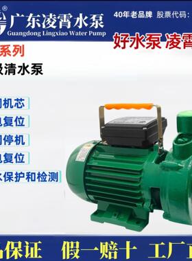 广东D系列家用自吸清水泵小型抽水泵井水泵楼层增压泵加压泵