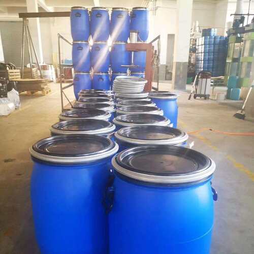 60L塑料桶油脂分离桶60KG化工桶大口桶法兰抱箍桶耐酸碱桶