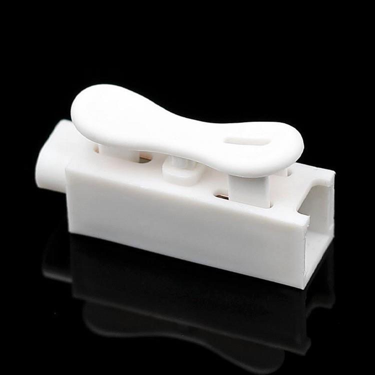 自锁-端子ZQ1P双按压式一二出WUF接线线器进免螺丝分器接线端子