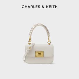charles&keith女包，ck2-50781528欧美休闲时尚潮流，手提单肩小方包