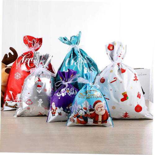 Christmas gift bunches Decorate goodie bags 耶诞糖果袋