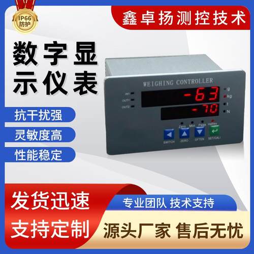 通用型智能工控系统测力仪表压力测试仪称重力值数字显示仪表