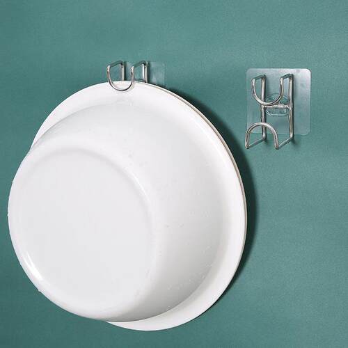 Wall-mounted bathroom face basin storage rack, used for plac