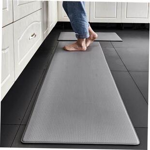 mat kitchen leather door washed floor slip Thick non
