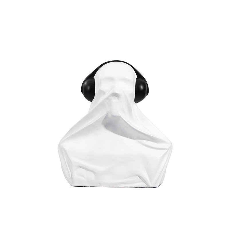 软装饰品简约现代雕塑摆设书房树脂摆件创意售楼处家居装饰品人物