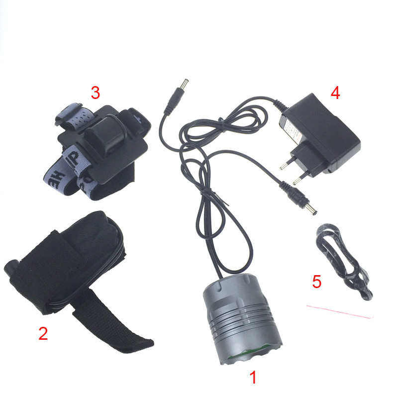 自行车灯4T6 公路山地车前大灯充电强光车灯全套装单车头灯照蛐蛐