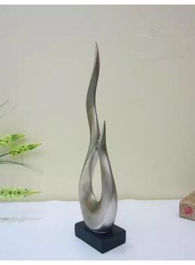 正品树脂工艺品创意件象火焰抽办公室桌面设卧室摆客厅工艺术品装