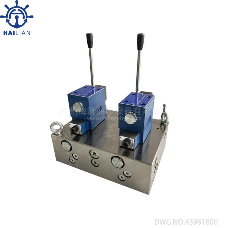 船用舱盖手动控制阀DWG NO. 43961800 液压阀