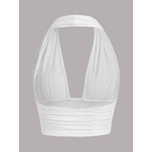 printed irregular vest strap 型不规则印花小背心 Slim 修身 fit